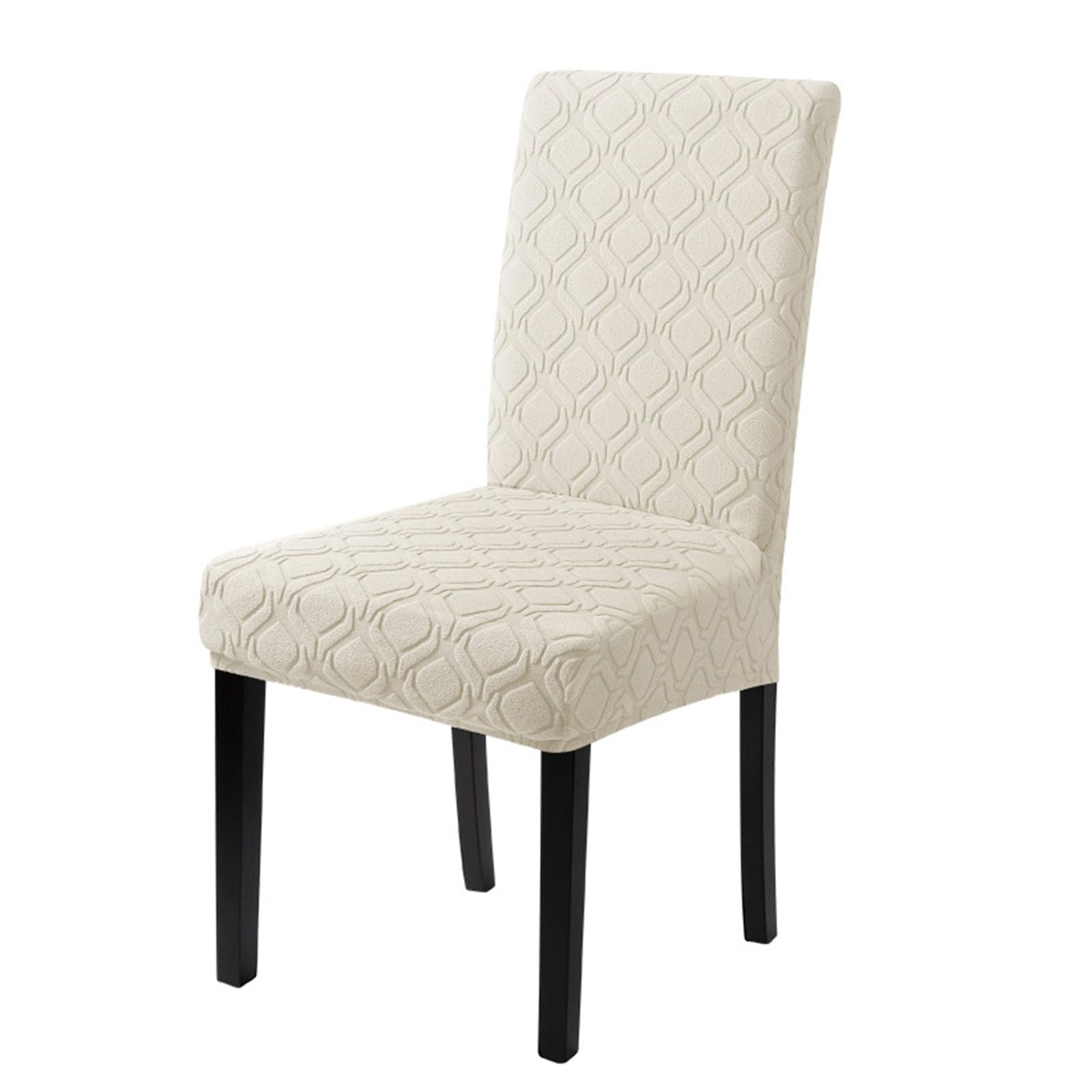 Jazuaiao Washable Stretchable Seat Covers Knit Fabric Universals for Kitchen Banquets Chairs Washable Stretchable Chair Slipcovers
