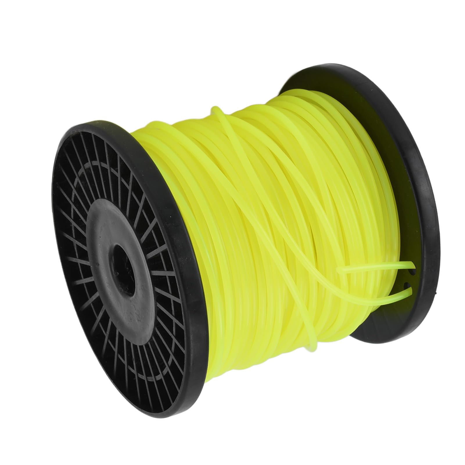 Trimmer Line, Professional Made String Trimmer Line 3.0mm Round Yellow High Cutting Efficiency for Heavy Cutting for Most Lawn Mowers (70 meters)