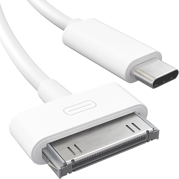 KabelDirekt 30-Pin to USB C Adapter Cable for iPhone 4S/4/3G/3/1, iPad 3/2/1, iPod 3
