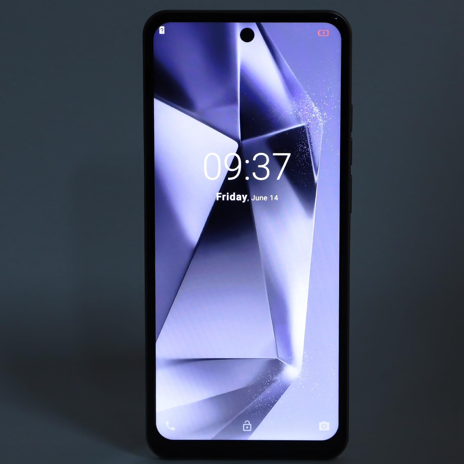 ASHATA Smartphone da 6,8 pollici, Quad Core 6 + 64 GB, Face Unlock, schermo HD, telefono cellulare 3G con 14, per giochi e intrattenimento (viola)