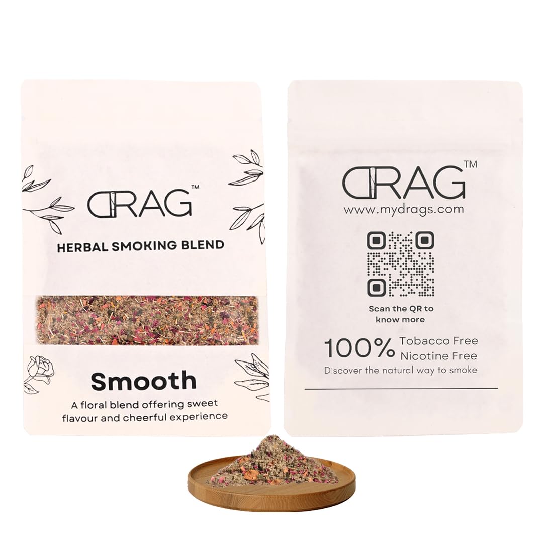 Drag Herbal Smoking Blend - Smooth (30g) - Rose, Lemongrass and Sage (B0CWZBRZXL) Amazon Price History, Amazon Price Tracker