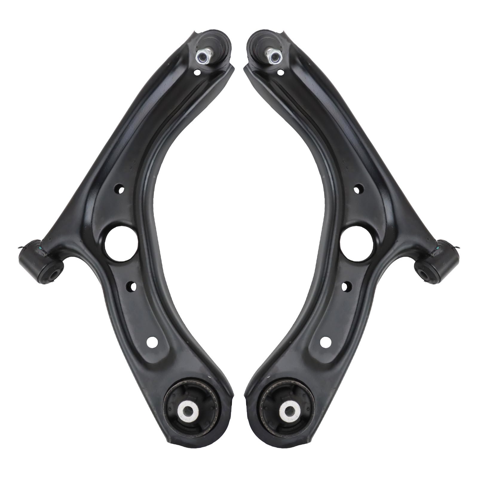 TRQ Front Left and Right Lower Control Arm with Ball Joint Set 2 Piece Compatible with 2021-2023 Hyundai Elantra