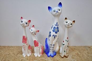 Amazon.co.jp: アンティーク 昭和 レトロ ポップ 当時物 花柄 置物