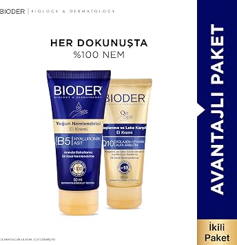 Bioder El Bakım Kremi Seti 2'li, 100 Ml