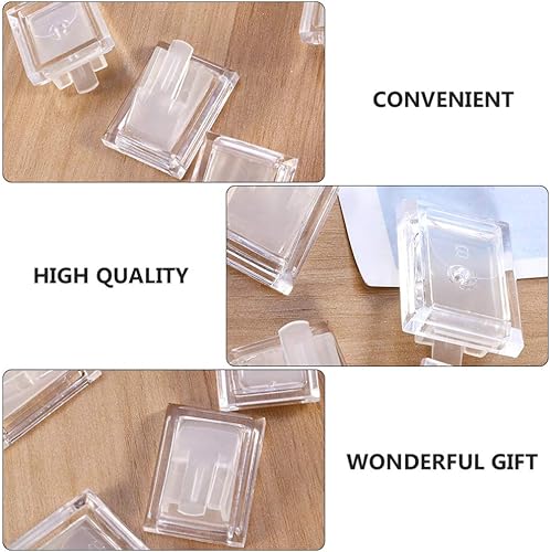 Miniatura 7 de EXCEART 10 unids anillo soporte de exhibición anillo escaparate titular de exhibición de adorno de dedo soporte de exhibición anillo estante de