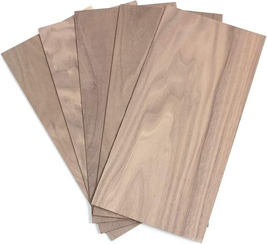 5 Fogli Di Impiallacciatura Iroko Legno Vero 2mm - 15x14cm Per Fai Da Te E Modellismo - Foto 7