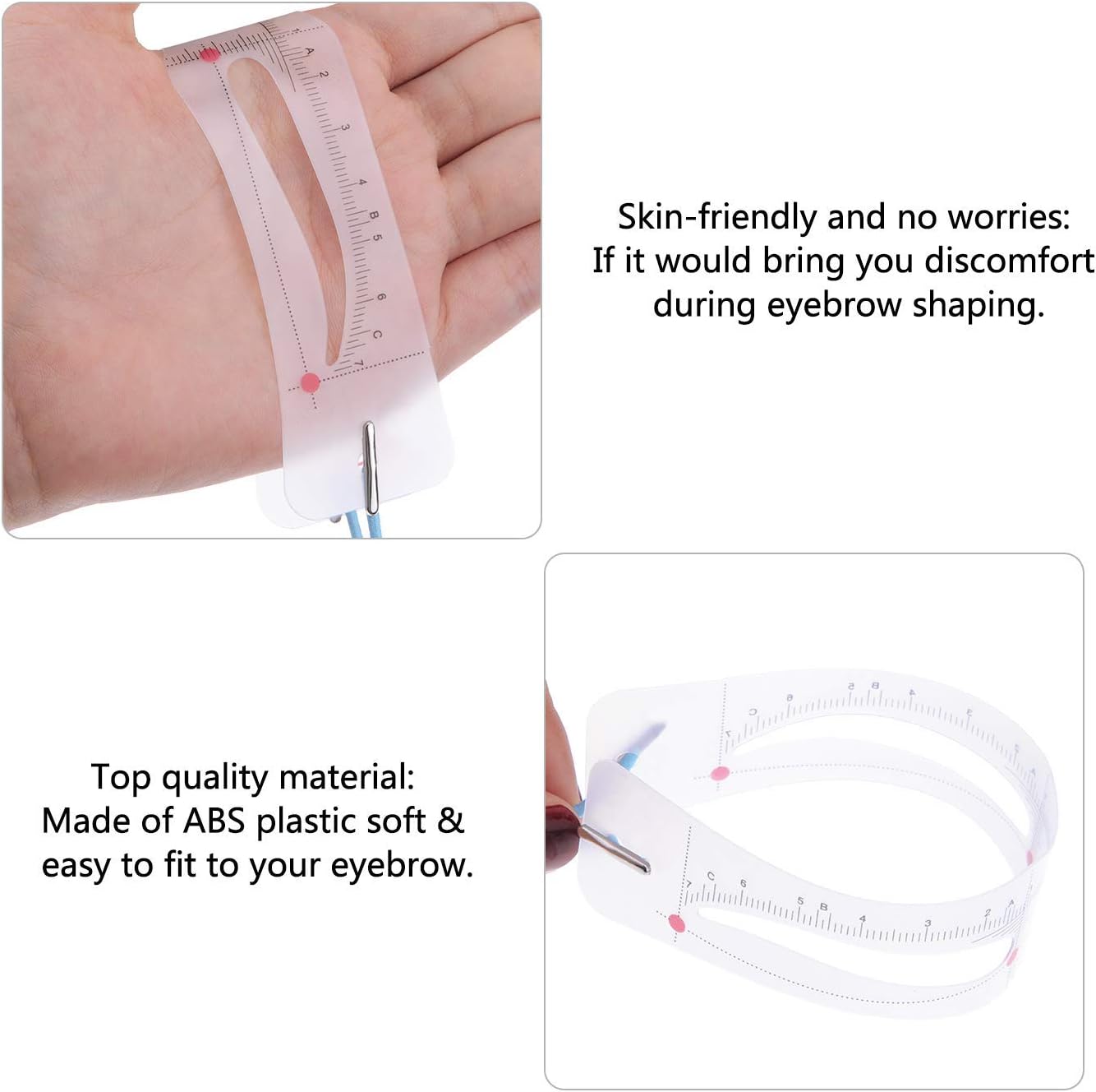 Eyebrow Stencils Kit 12 Pieces Eyebrow Shaping Tool Eyebrow Grooming Kit, Includes 12 Pieces Eyebrow Shaping Template