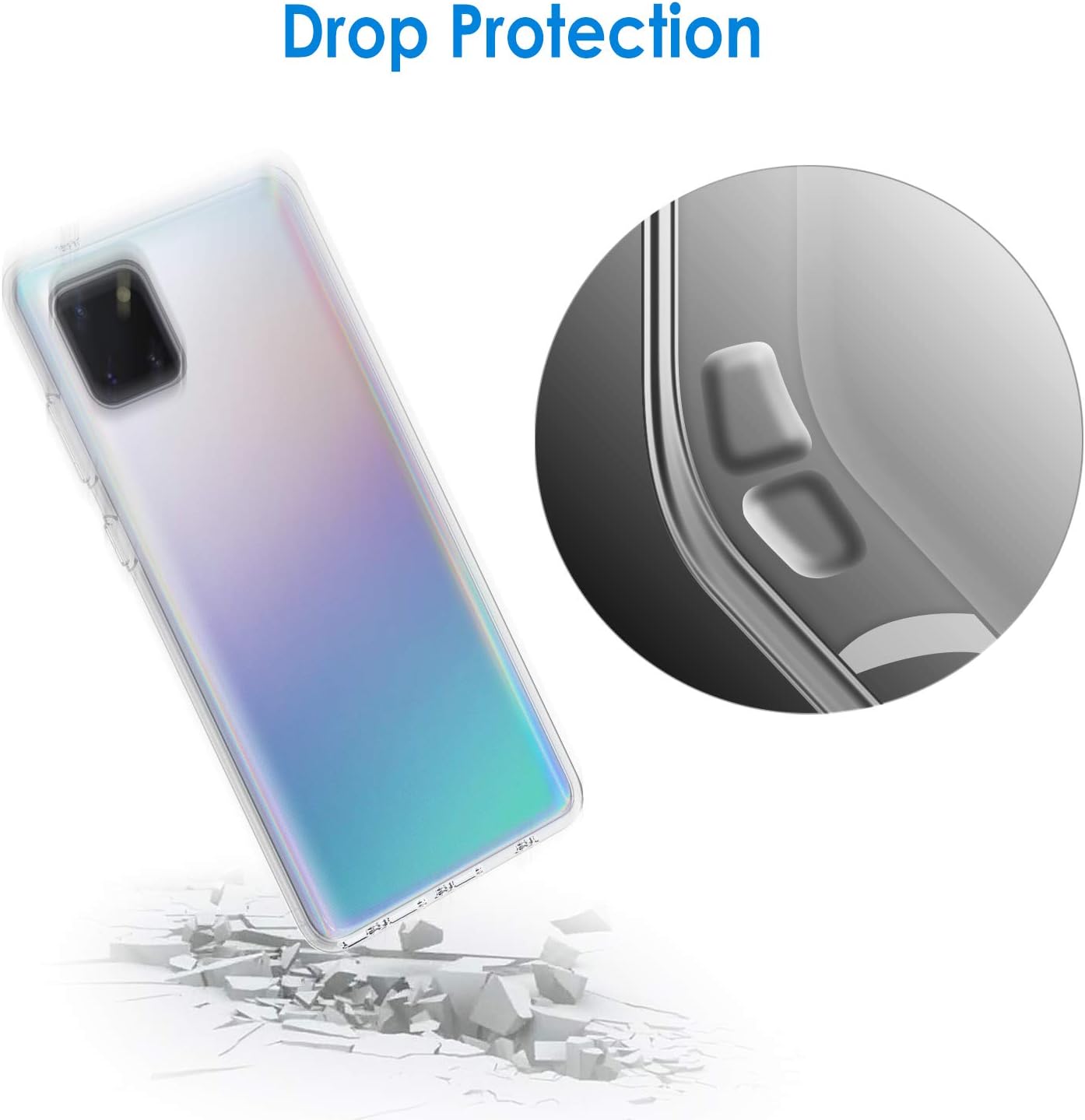 JETech Case for Samsung Galaxy Note 10 Lite (2020), Premium TPU Material, Shock Proof, HD Clear