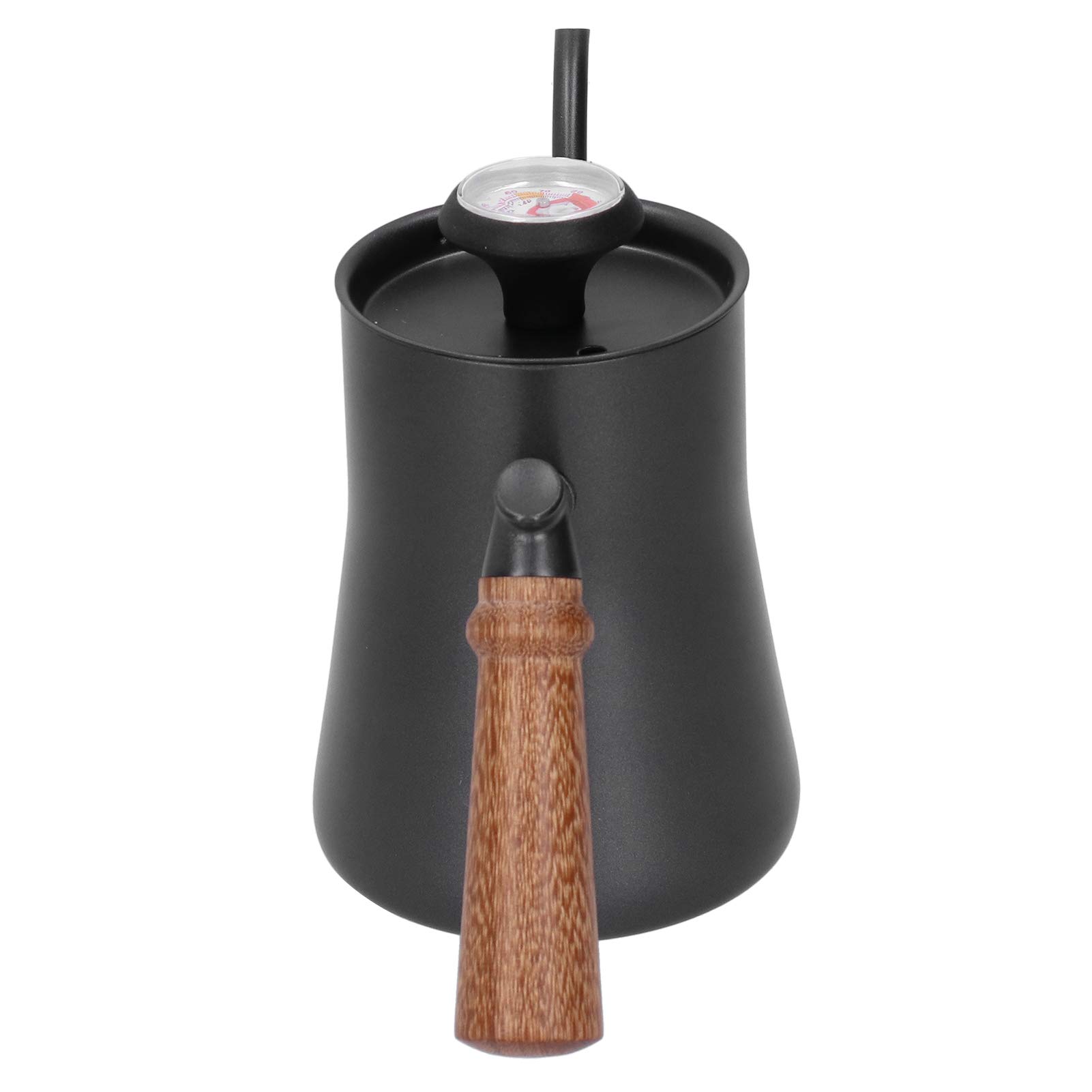 Generic Bollitore a Collo di Cigno, Bollitore per tè in Pentola per tè a Collo d'oca con Termometro da 650 Ml in Acciaio Inossidabile a Becco Stretto Lungo Ptfe Rivestito per Casa, Ufficio e (#1)