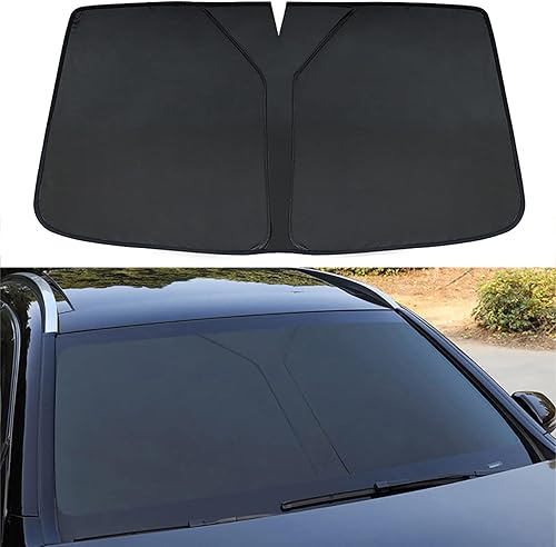 Parasol para Mercedes Benz GLC 2016-2022 X253, parasol de automóvil, parasol negro para parabrisas, cubierta plegable para parabrisas, accesorios de