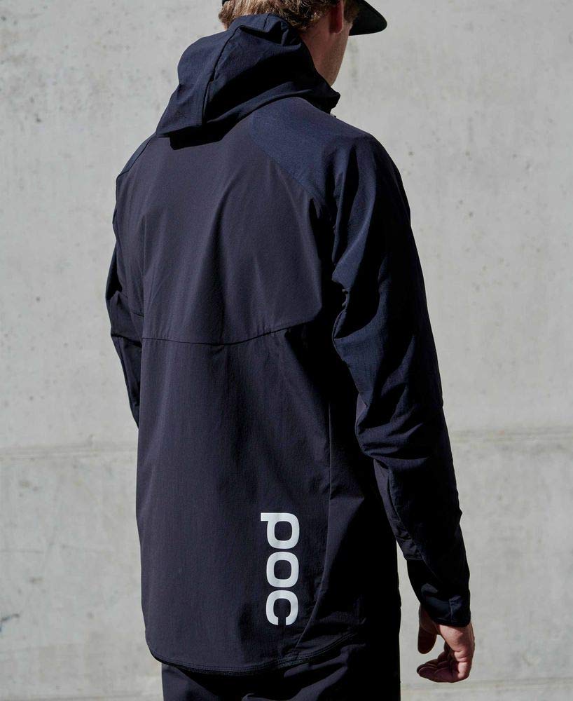 POC Guardian Air Jacket Herren – leichte MTB Windjacke mit Cordura, Ripstop, DWR & helmoptimierter Kapuze