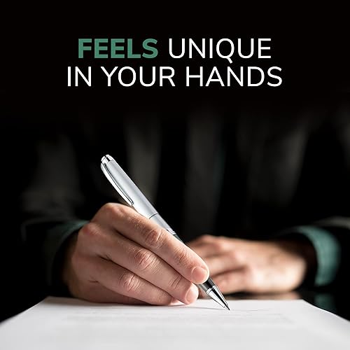 Vista 21 de ZenZoi Pluma estilográfica negra – Hermoso bolígrafo de escritura suave para hombres o mujeres. Punta fina Schmidt Premium. Juego de caja de regalo