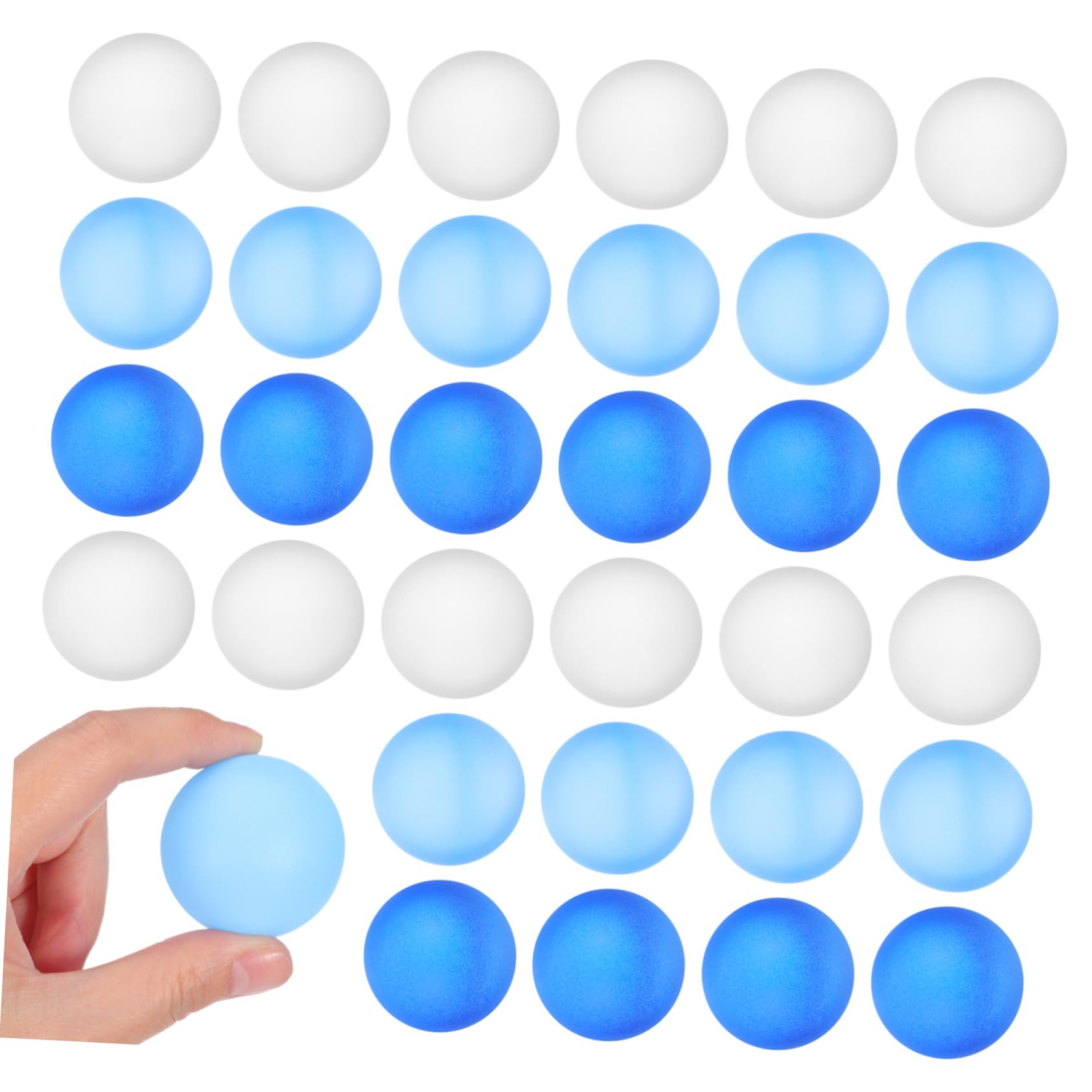 POPETPOP 120 Pack Frosted Pong Balls Colorful Plastic Balls for Party