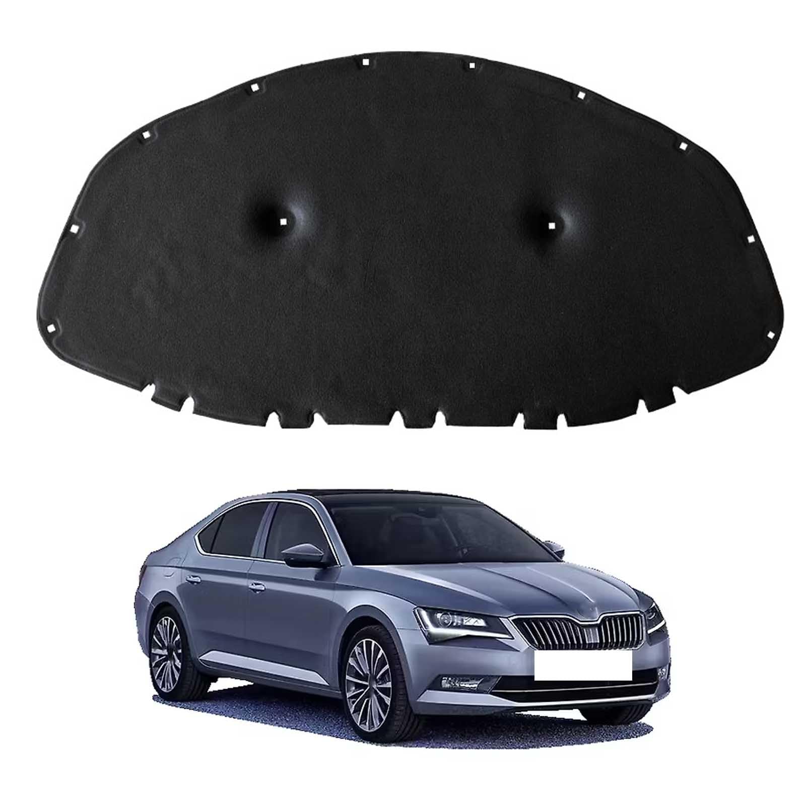 Coussin d'isolation phonique capot pour réduire le bruit moteur Skoda Superb 16-19