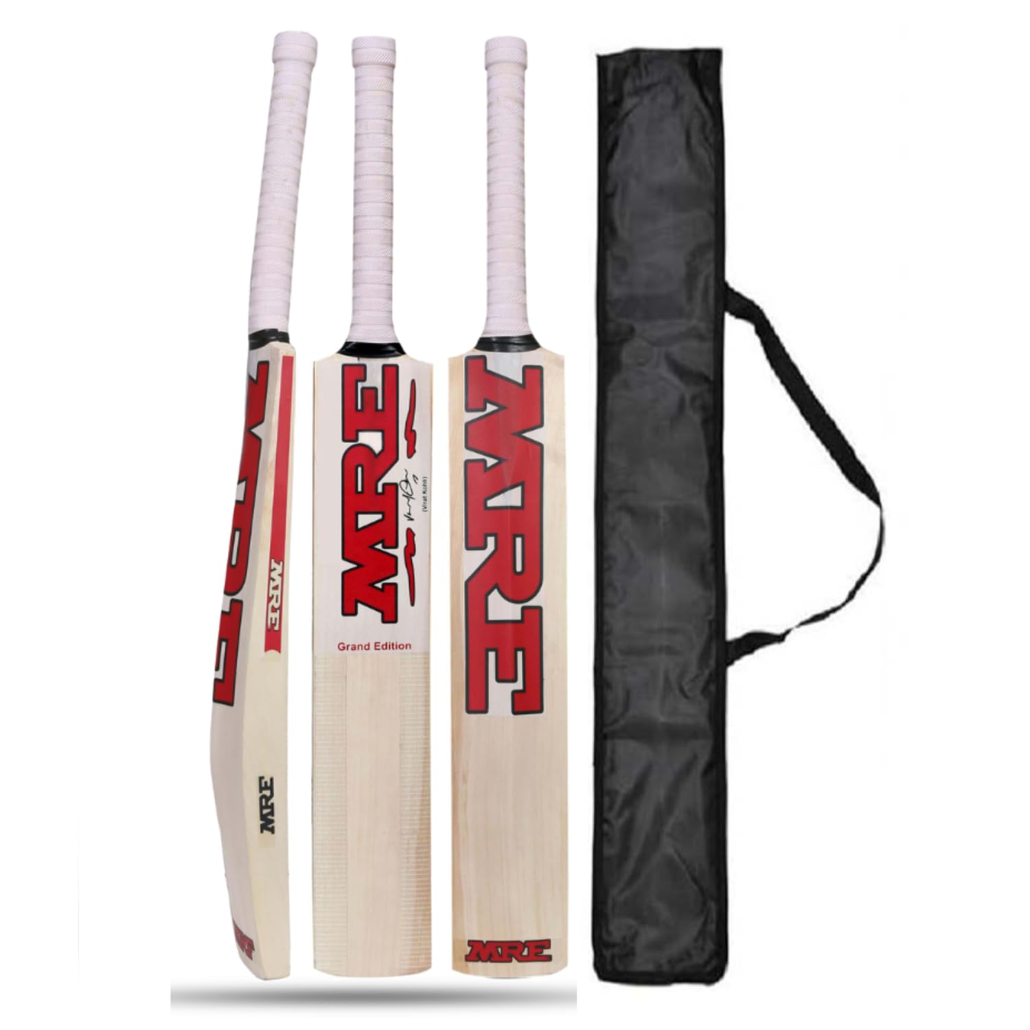 Popular Willow Wooden Cricket Bat with Cover Bag for Kids Boys & Girls (Size 3 for 5 to 8 Year Old)-image-23