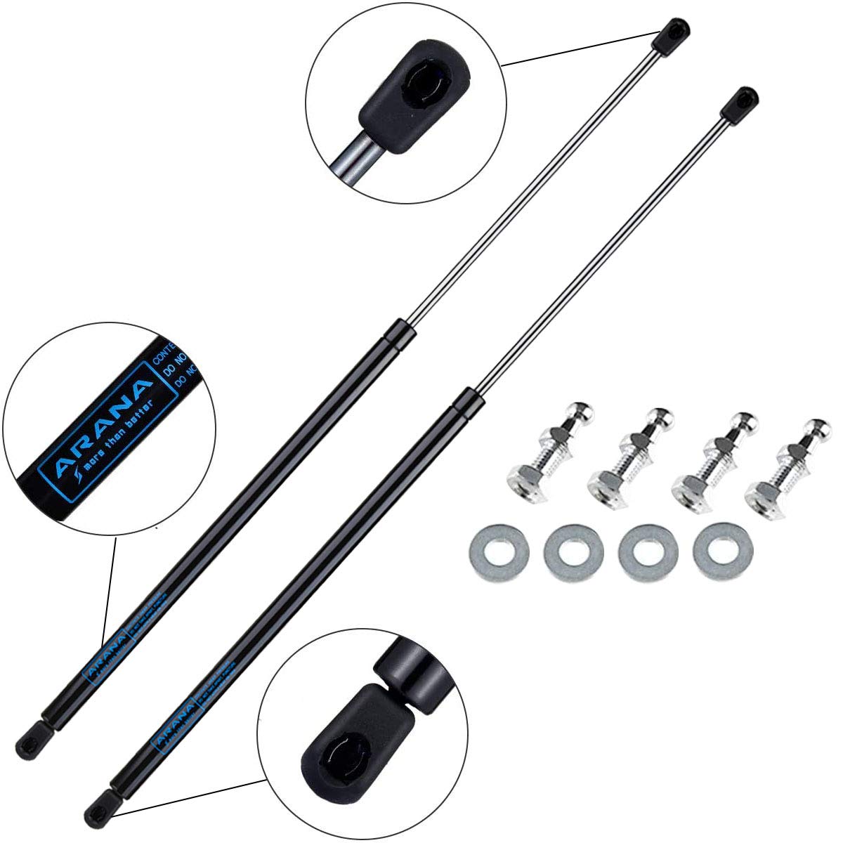 27.5 inch 38 Lbs Gas Struts Prop Shocks for Undercover Tonneau Cover