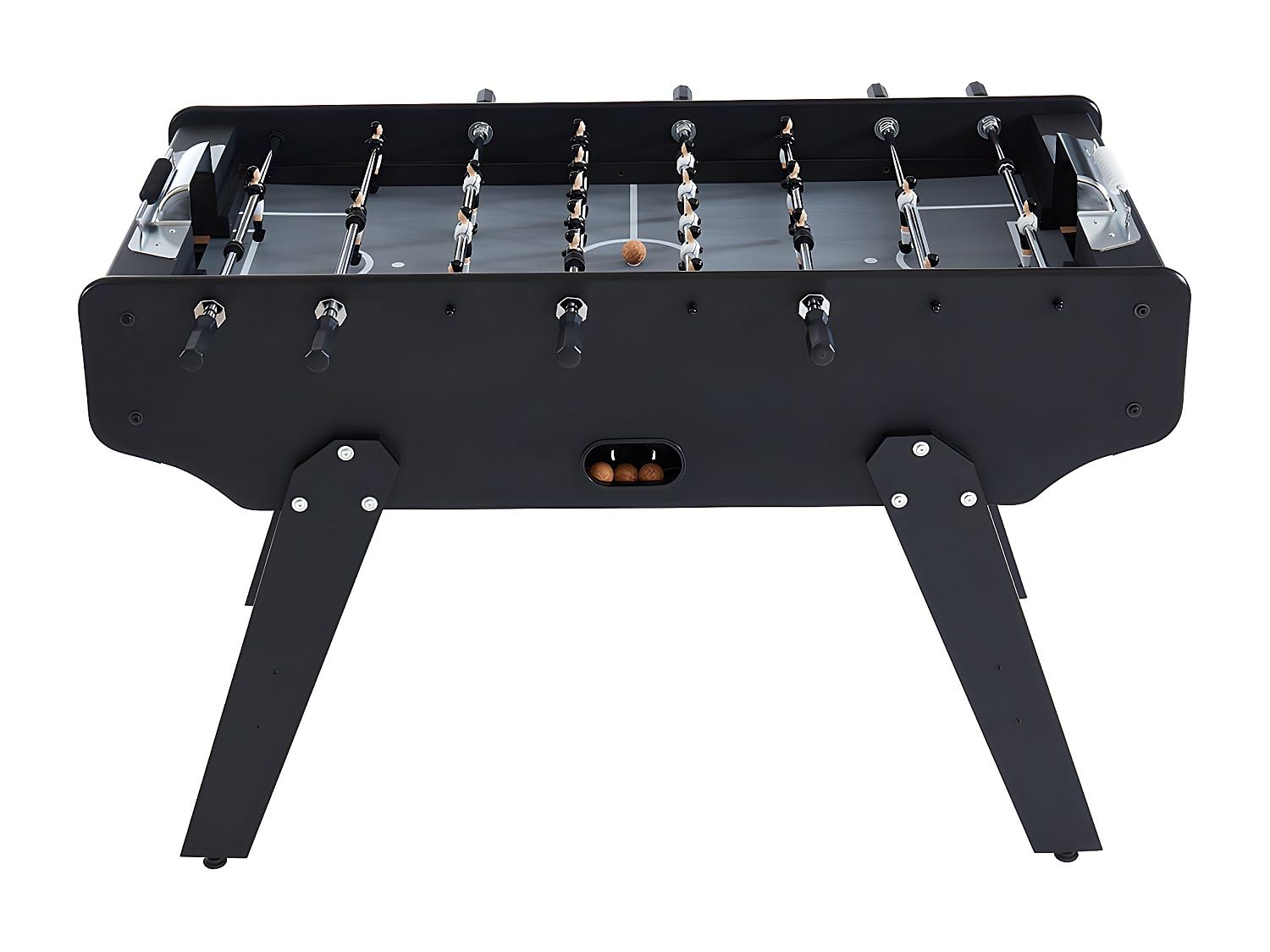 Vente-unique - Baby Foot Style Industriel en MDF - L153 x P77.6 x H96 cm - Noir - Lionel