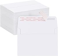 Vista 10 de ACSTEP Paquete de 50 sobres blancos A4 de 4-1/4 x 6-1/4 pulgadas, autosellados, 4 x 6 pulgadas, sobres para bodas, invitaciones, fotos, postales