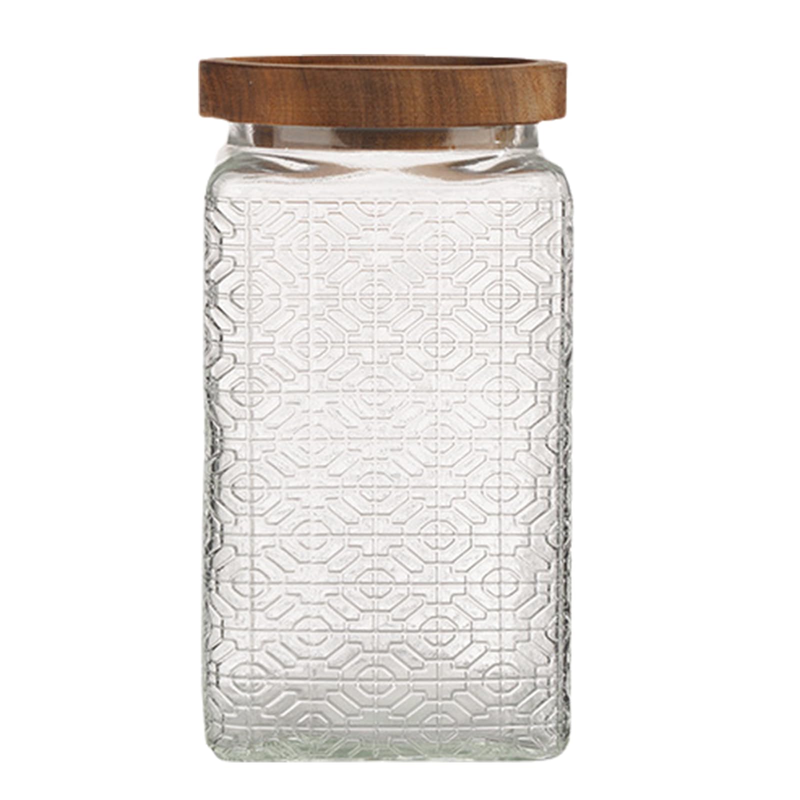YROHGKPN Practical Glass Storage Solution Canister Space Saving Glass Storage Canister for Snacks Grains and Bathroom Essential Home Organization Jar