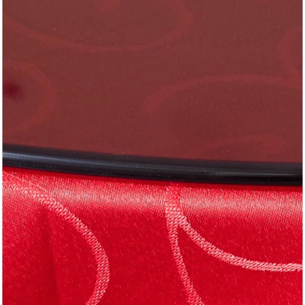 Table Top Glass Cover Brown Round Tempered Glass Tabletop Coffee Tables Replacement Top for Patio Table, High Temperature Resistant(90cm-35.4in)