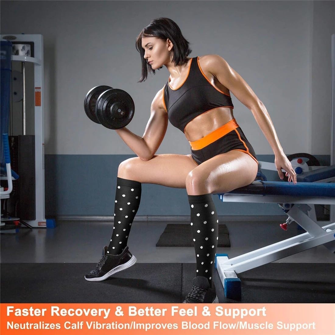 Breathable Compression Socks for Men & Women - Lightweight & Durable for Gym, Travel, Standing All Day