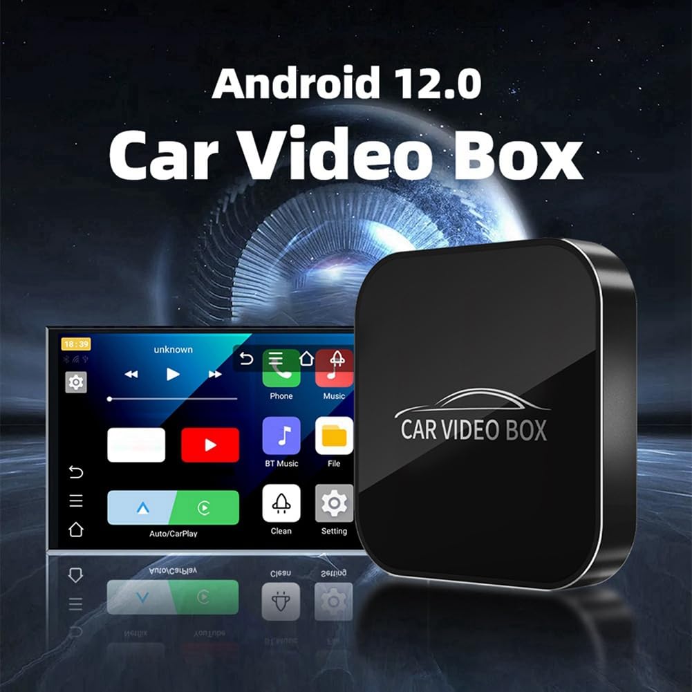 Adaptateur sans pour Voiture Intelligente Câblé vers Boîtier D'Interconnexion Intelligent Carplay/Android Auto sans Double WiFi