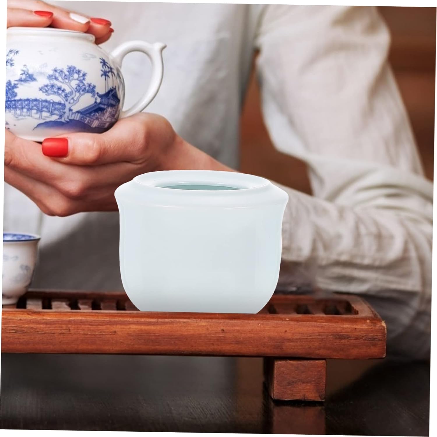 Zerodeko Multi-functional Home Wine Warmer Cups Desk Cup Warmer Traditional Sake Stove Warming Liquor Use Tools