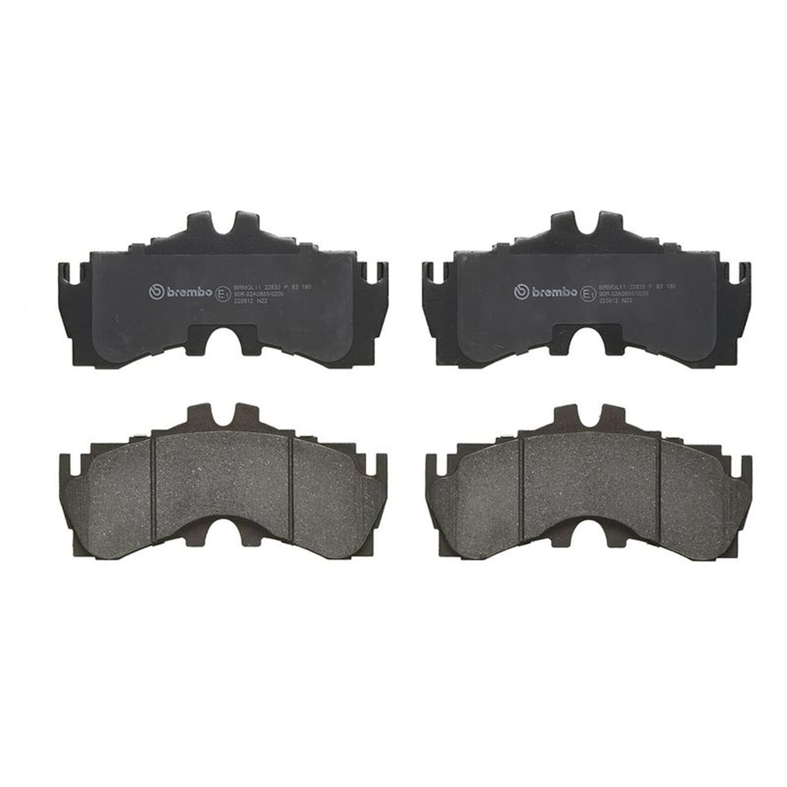 BREMBO Zestaw klocków hamulcowych, hamulce tarczowe P83180