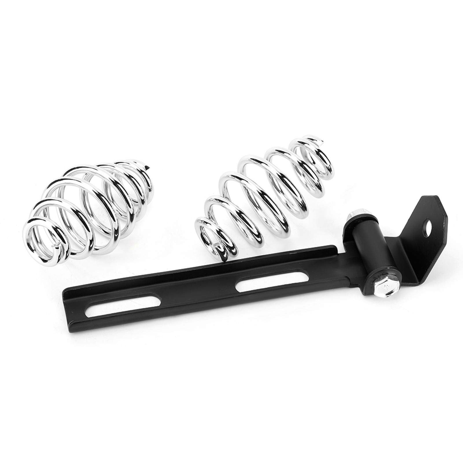 Molle del sedile del motociclo, set di staffe molle della sella del sedile del motociclo in acciaio inossidabile adatto per Bobber