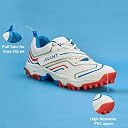 AVANT Men's Impact Cricket Shoes - Anti Skid Shoes with Rubber Outsole,Lightweight and Durable, Comfortable Cushioning, Outdoor Shoes Ideal for Turf, Ground Surfaces - 8 UK (AVMSH101CL01UK8) White gallery image