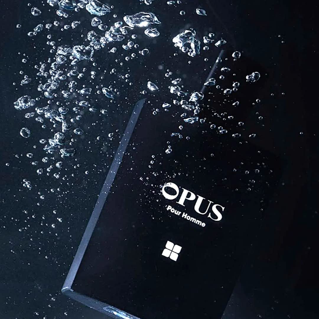 INTENSE OUD Opus Men EDP - Eau De Parfum for Men, 100ml (3.4 oz) | Fresh, Spicy, Aquatic & Woody Fragrance with Basil, Ginger, Mandarin & Marine Notes | Long-Lasting Cologne