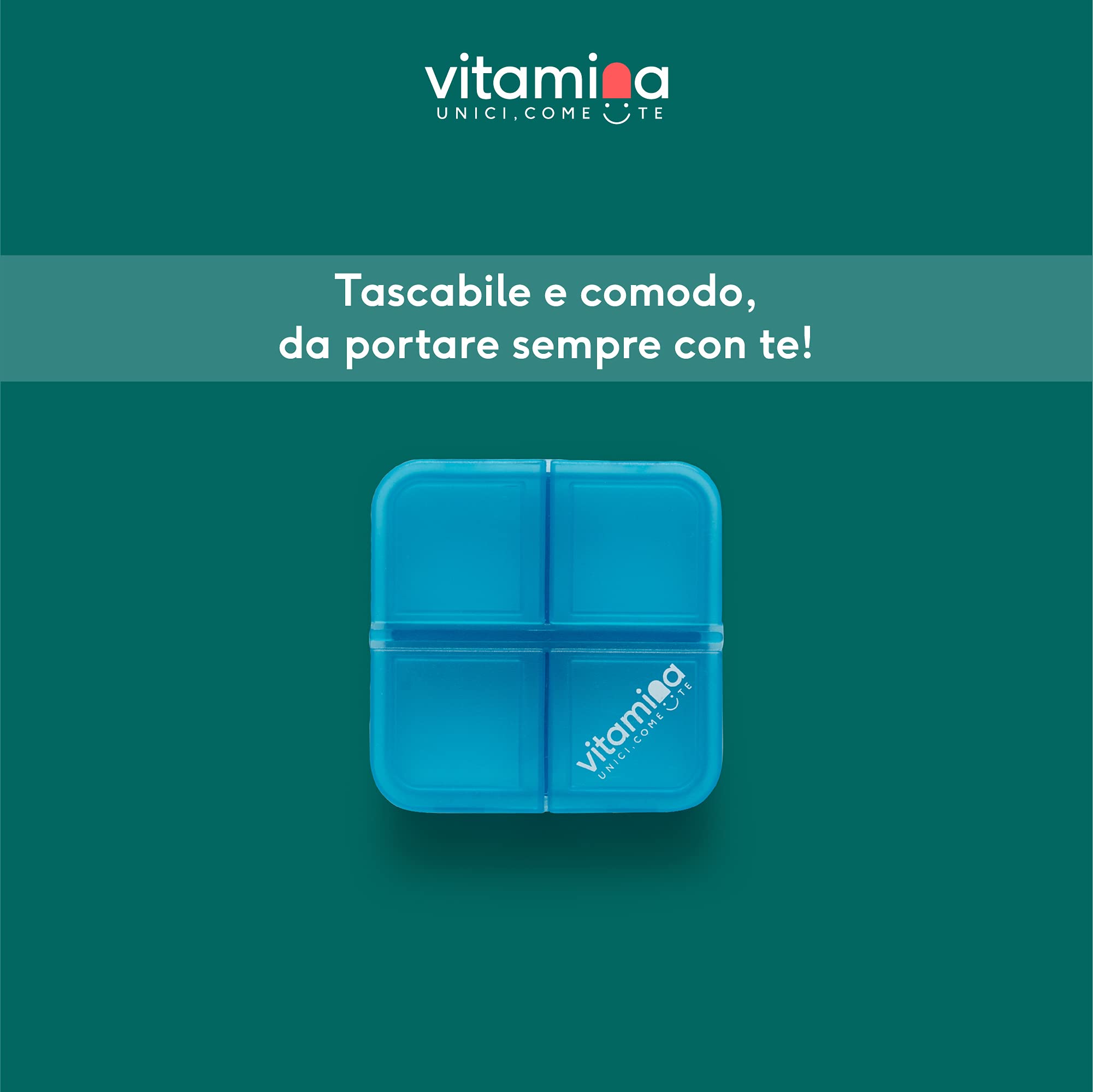 Colina e Fosforo | + Vitamina B6 | Integratore per Concentrazione, Mente, Memoria | 30 compresse, un mese | senza OGM, Glutine e Lattosio | Portapillole Omaggio | Prodotto in Italia | Vitamina®