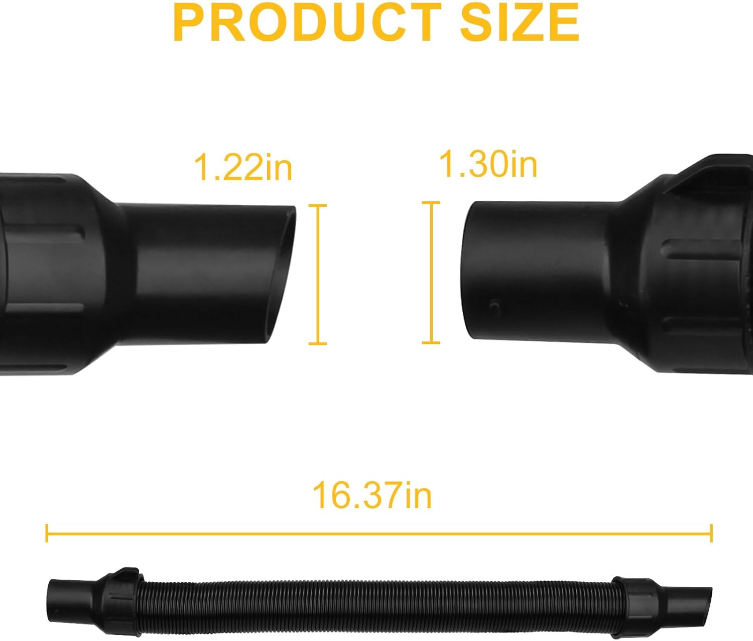 N445803 Vacuum Hose Assembly Fits for Dewalt 20V MAX Hand Vacuum DCV517B Type 1, DCV517M1 Type 1, DC515, DC515K