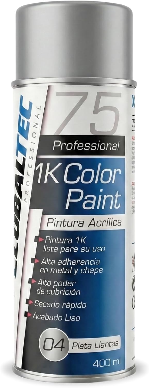 Peinture Jante Argent Bombe Aérosol - 400 ml