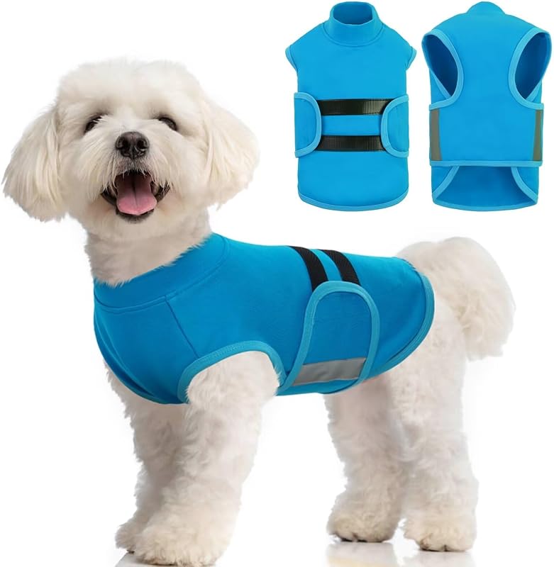 Camisa para Cães MIGOHI com Fechamento Ajustável, Azul, Tamanho M