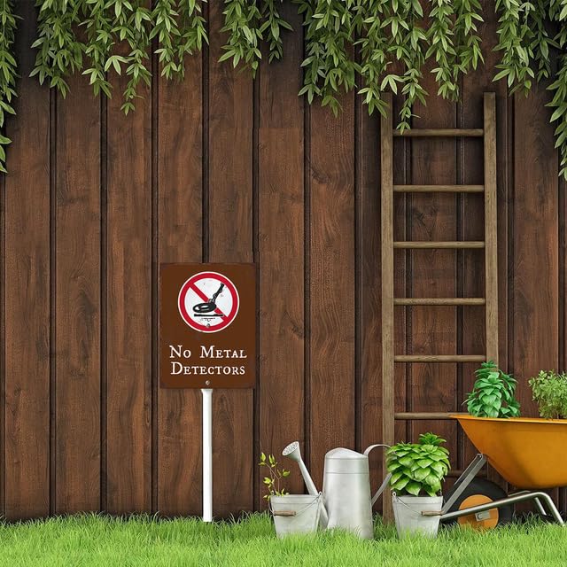 20,3 x 30,5 cm picchetti da campeggio senza metal detector cartello decorativo pianta palo prato arte patio decorazione percorso ornamenti interni