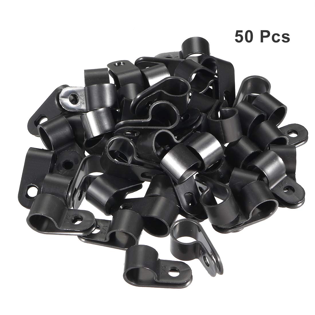 30 Stück Nylon Kabelklemmen R-Typ, 4,8 Mm – Kabelschellen Für Saubere Kabelorganisation