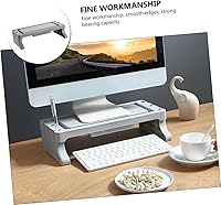 Vista 5 de GLEAVI 1 unidad elevador de almacenamiento elevador para portátil, estante elevado multifuncional para oficina y hogar, organizador de escritorio