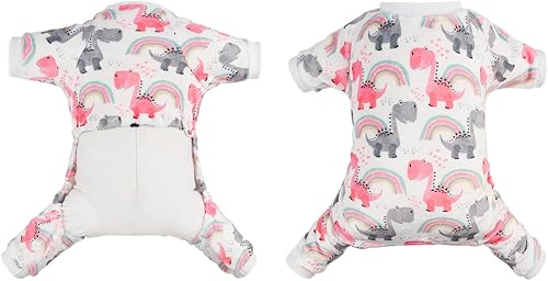 Miniatura 9 de CuteBone Ropa de invierno para perro, abrigo de terciopelo grueso, traje de cachorro, pijama suave, ropa para gatos MR01M