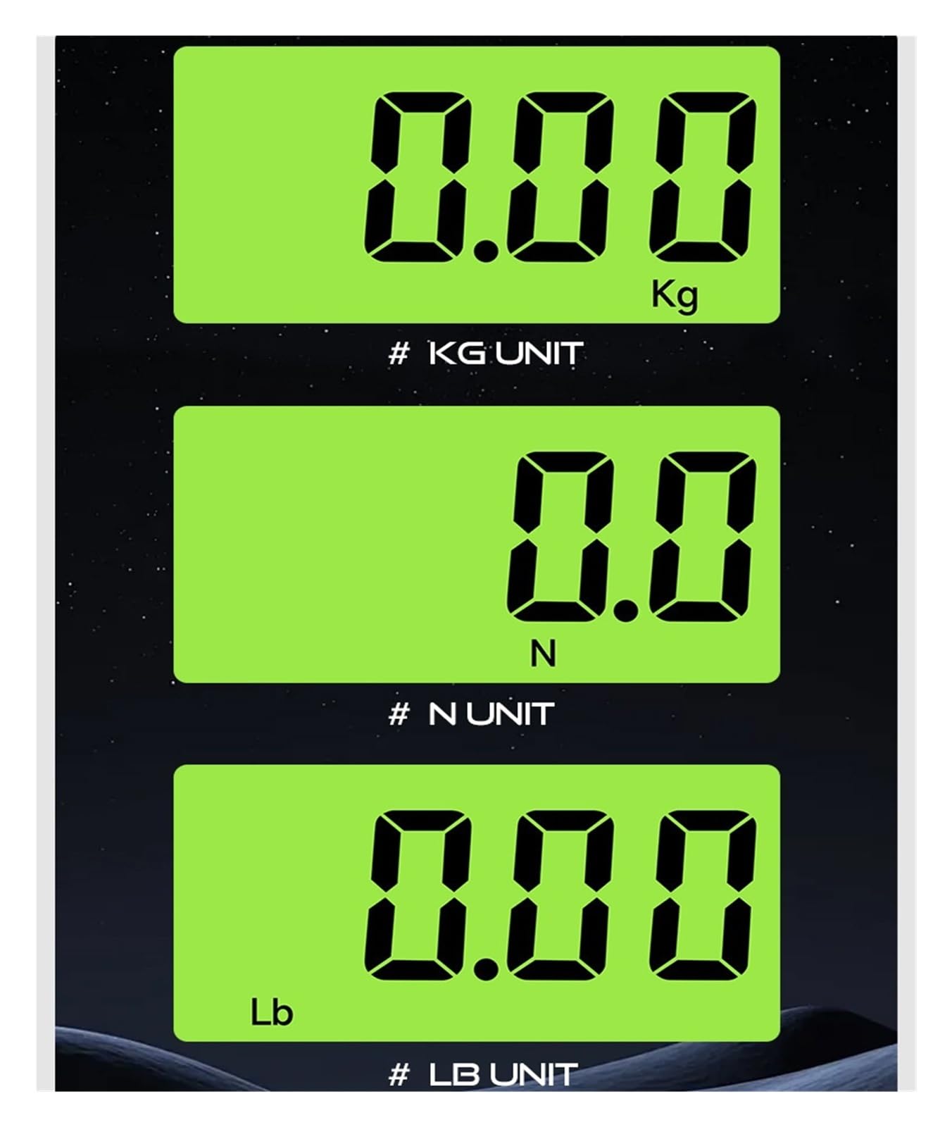 Bilancia sospesa elettronica portatile da 300 kg, bilancia digitale con gancio for uso industriale e domestico Breve tempo di risposta(Blue)