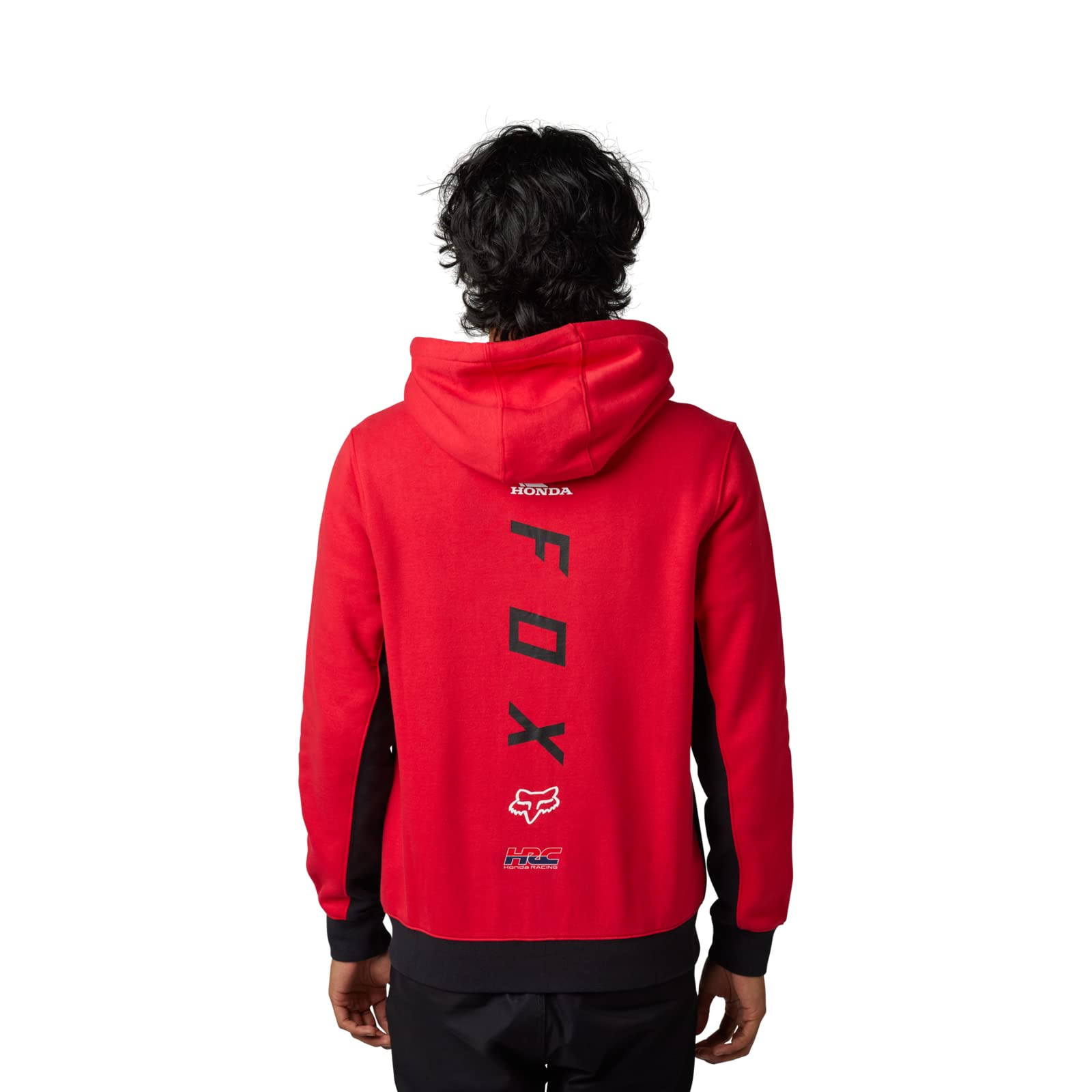 Amazon.com: FOX X HONDA ZIP FLEECE HOODIE Flame Red : Clothing