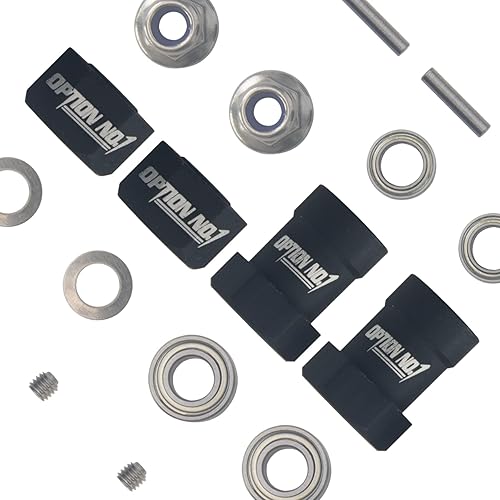 Miniatura 5 de HobbyMarking Adaptador de rueda hexagonal de aluminio de 0.472in para chasis Tamiya WR-02 Wild Willy 2  VW tipo 2  Suzuki Jimny piezas de