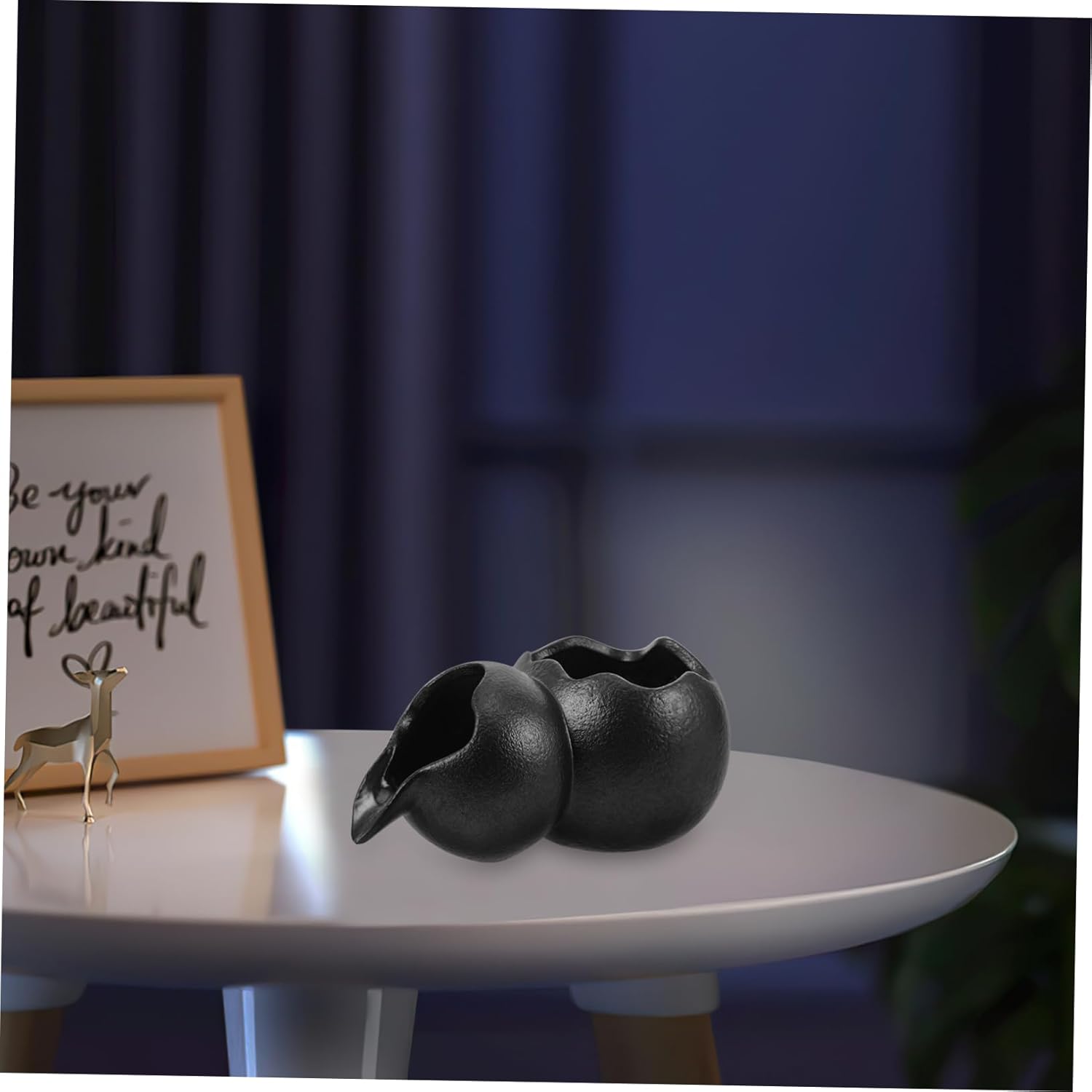 Gourd Shape Spitter Fountain Unique Ceramic Pot Decoration for Fish Tanks Lawn Decor Landscaping Supplies Enhances Home Aesthetic with Circulating Water System