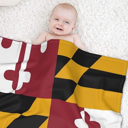 Miniatura 5 de Manta de bandera de Maryland para bebé, niño o niña, manta para siesta para niños, manta de cama, manta de viaje, manta para mascotas, manta para