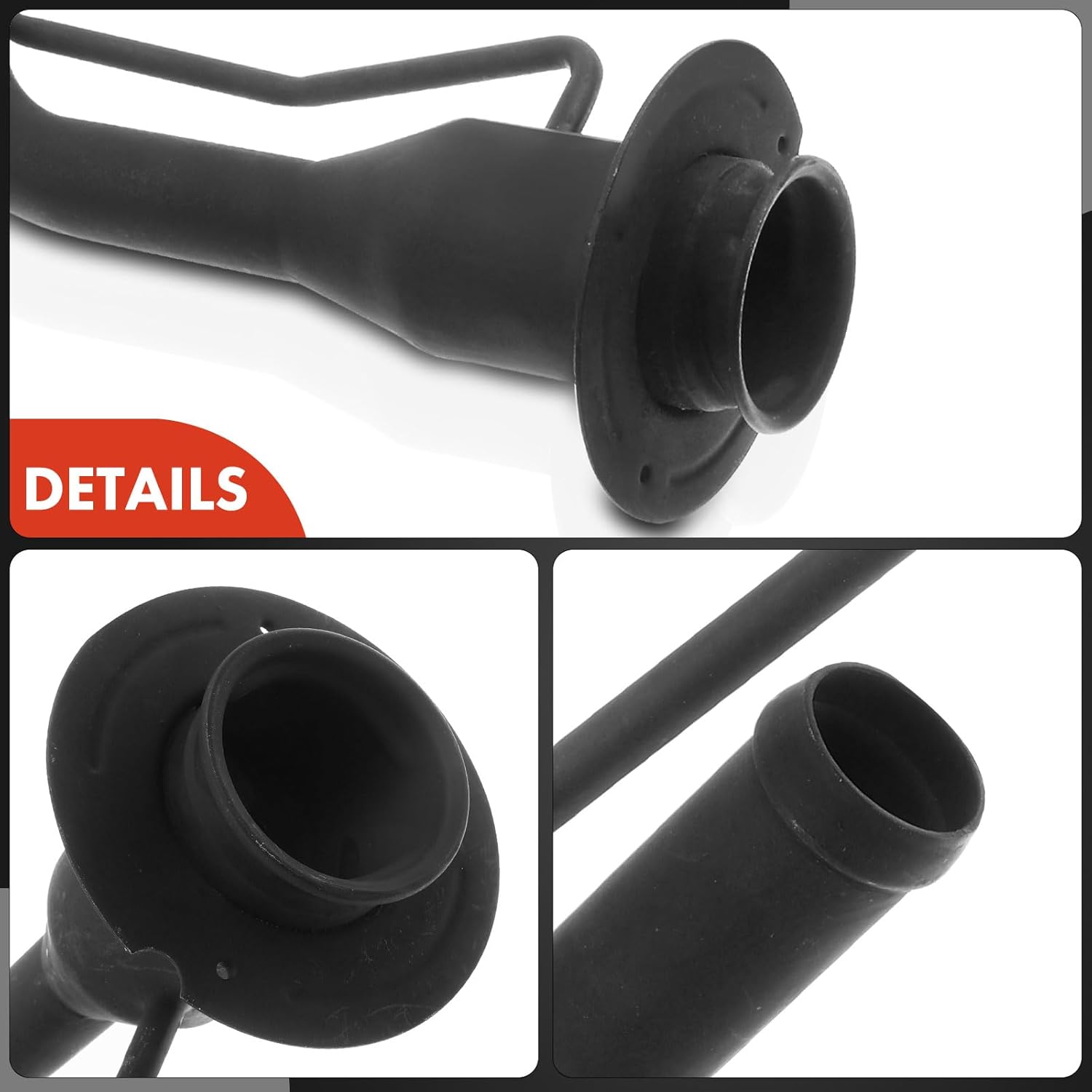 A-Premium Fuel Tank Filler Neck Pipe Hose Compatible with Ford F-250/F-350 Super Duty 2009-2010 F-450 Super Duty 2010 5.4L 6.8L with Dual Rear Wheels, Replace# 5C3Z9034BA 5C3Z9034BC