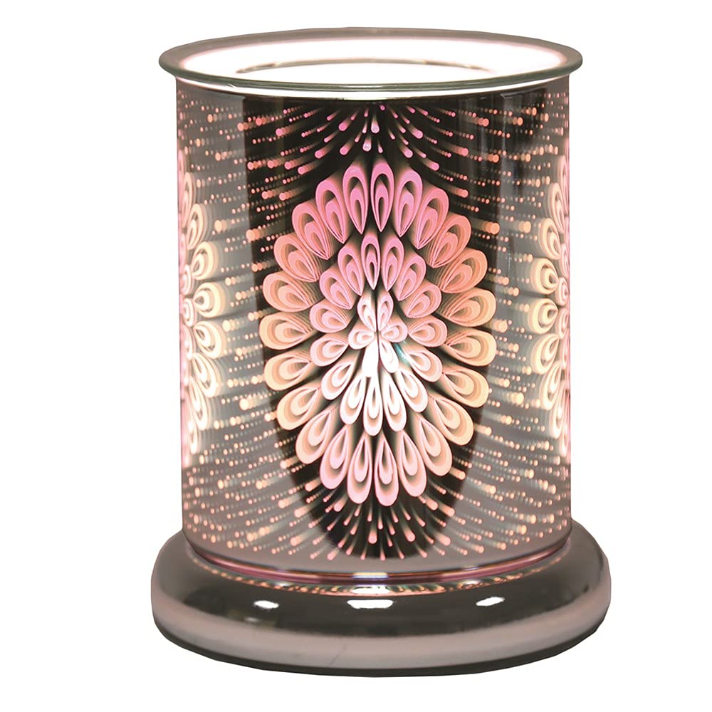 Aromatize Wax Melt Burner - Peacock Cylinder