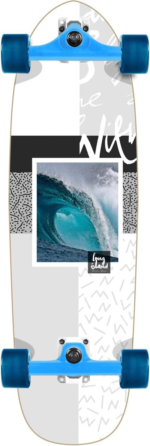 Long Island Superbank Surfskate Li Cruiserboard, Unisex Adult, Multicolor, 34 "
