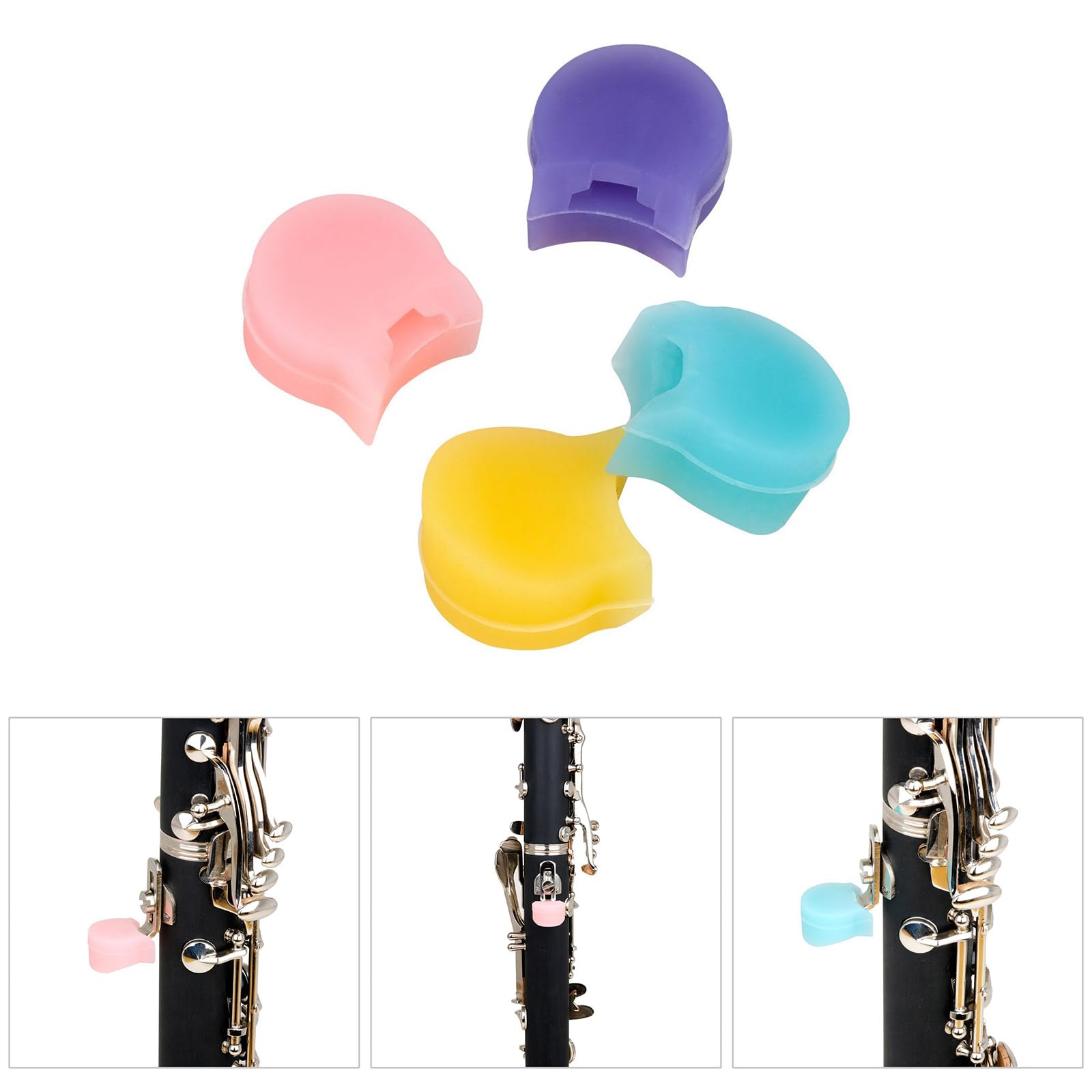 Clarinet Finger Cot Silicone Clarinet Thumb Cushions Clarinet Thumb Rest Finger Thumb Rest Clarinet Thumb Pad