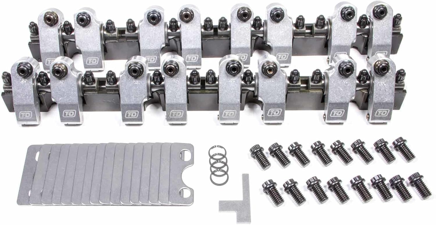 T&D Machine ProductsT&D (2144-160/150) 1.6/1.5 Ratio Rocker Arm Shaft Kit for Small Block Chevy