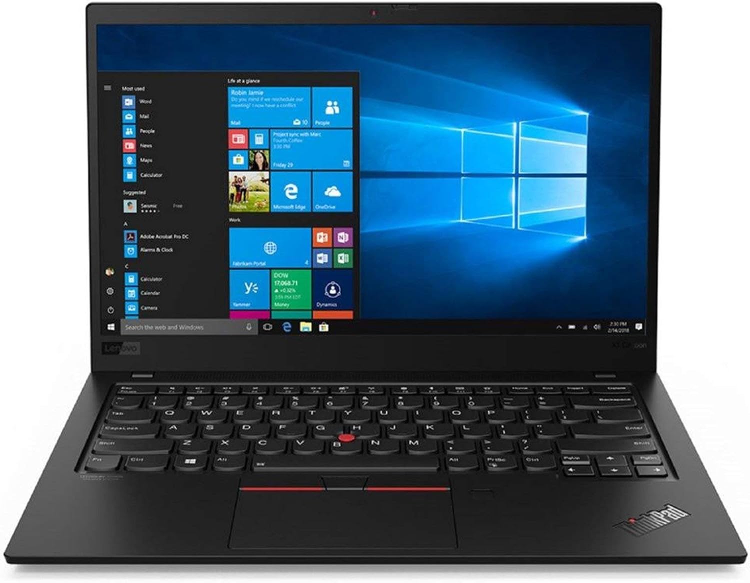 Lenovo 20KH002RUS ThinkPad X1 Carbon Laptop, 14"